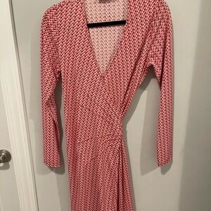 The Limited Black and Beige Patterned Blouse